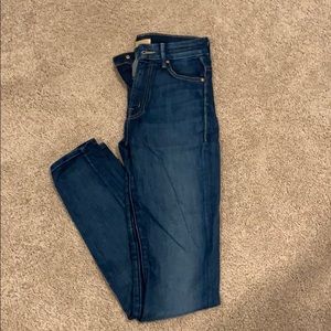 Mother high rise skinny jeans. Size 24